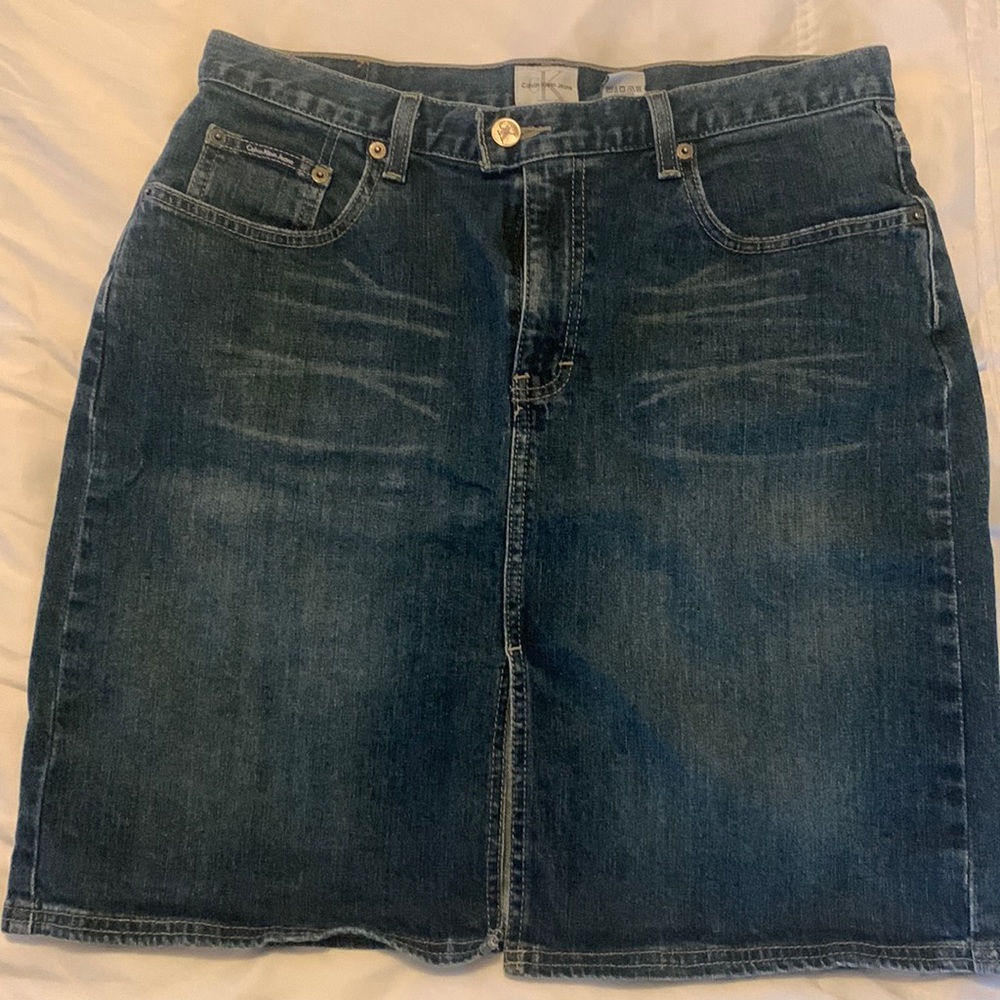 Calvin Klein denim skirt